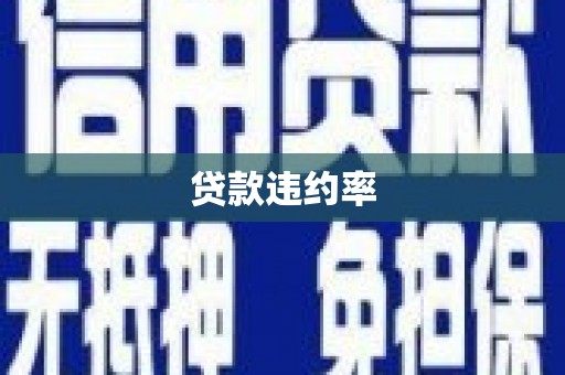 玛曲贷款违约率