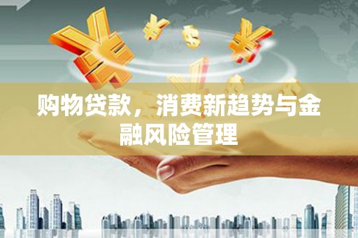 玛曲购物贷款，消费新趋势与金融风险管理