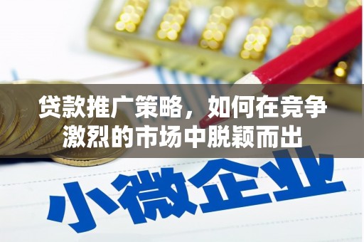 玛曲贷款推广策略，如何在竞争激烈的市场中脱颖而出