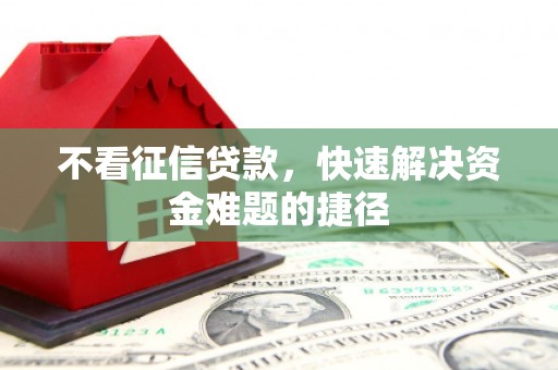 玛曲不看征信贷款，快速解决资金难题的捷径