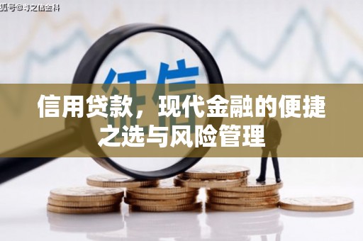 玛曲信用贷款，现代金融的便捷之选与风险管理