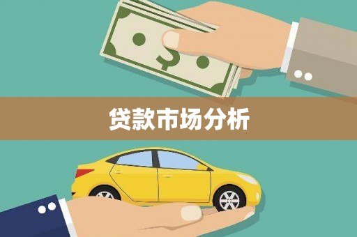 玛曲贷款市场分析