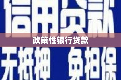 玛曲政策性银行贷款