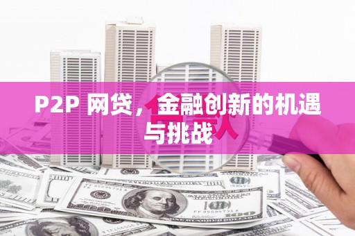 玛曲P2P 网贷，金融创新的机遇与挑战