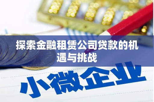 玛曲探索金融租赁公司贷款的机遇与挑战