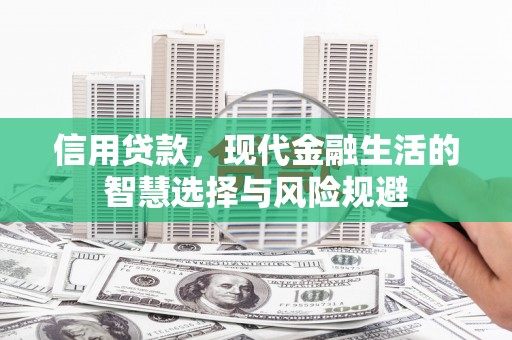 玛曲信用贷款，现代金融生活的智慧选择与风险规避
