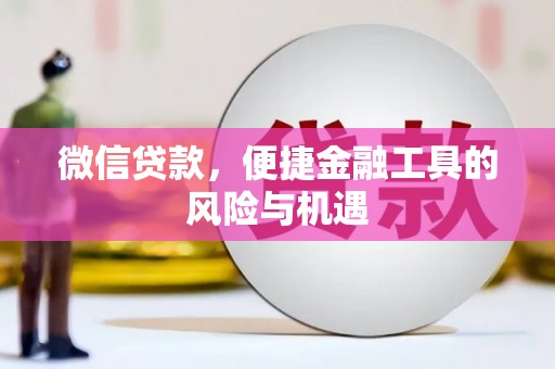 玛曲微信贷款，便捷金融工具的风险与机遇