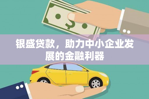 玛曲银盛贷款，助力中小企业发展的金融利器