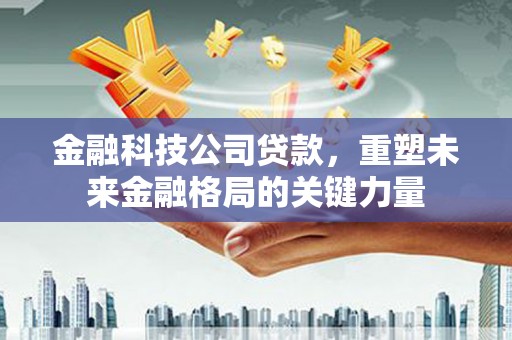 玛曲金融科技公司贷款，重塑未来金融格局的关键力量