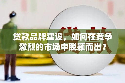 玛曲贷款品牌建设，如何在竞争激烈的市场中脱颖而出？