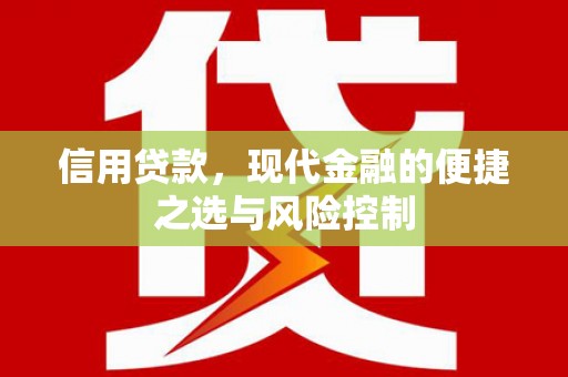 玛曲信用贷款，现代金融的便捷之选与风险控制