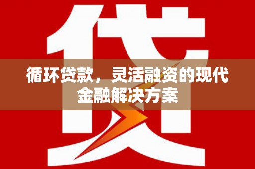 玛曲循环贷款，灵活融资的现代金融解决方案