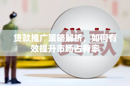 玛曲贷款推广策略解析，如何有效提升市场占有率