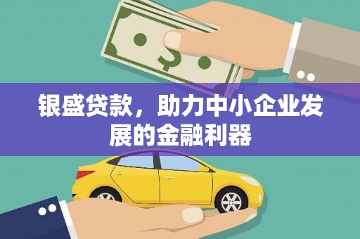 玛曲银盛贷款，助力中小企业发展的金融利器