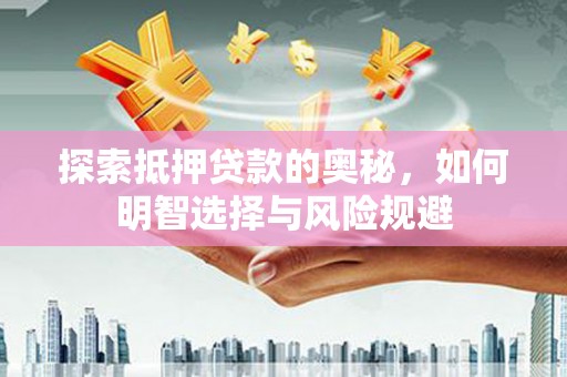 玛曲探索抵押贷款的奥秘，如何明智选择与风险规避