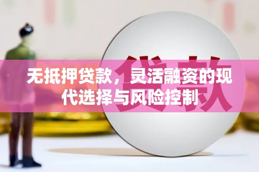 玛曲无抵押贷款，灵活融资的现代选择与风险控制