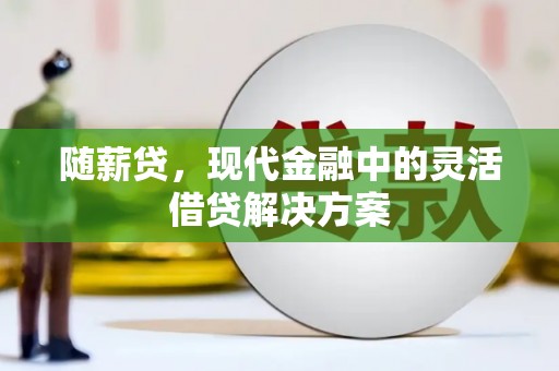 玛曲随薪贷，现代金融中的灵活借贷解决方案