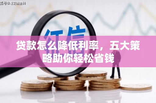 玛曲贷款怎么降低利率，五大策略助你轻松省钱