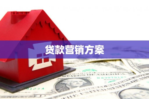 玛曲贷款营销方案