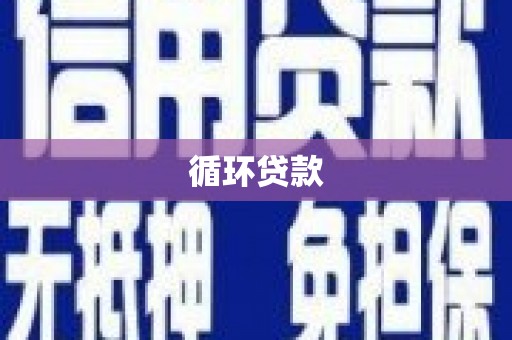 玛曲循环贷款