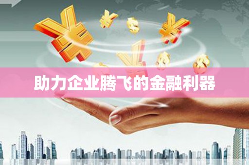 玛曲助力企业腾飞的金融利器