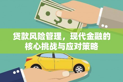 玛曲贷款风险管理，现代金融的核心挑战与应对策略