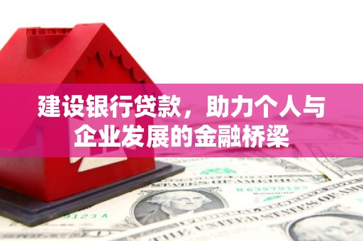 玛曲建设银行贷款，助力个人与企业发展的金融桥梁