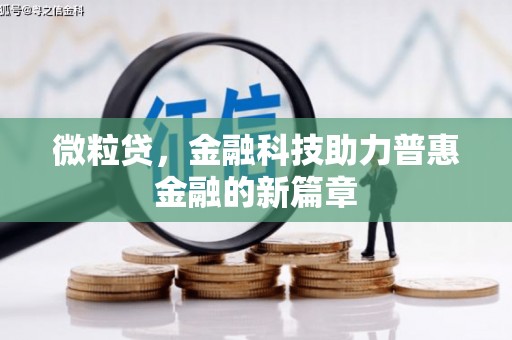 玛曲微粒贷，金融科技助力普惠金融的新篇章