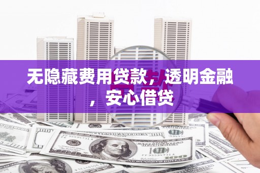玛曲无隐藏费用贷款，透明金融，安心借贷