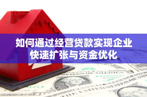 玛曲如何通过经营贷款实现企业快速扩张与资金优化
