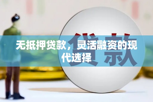 玛曲无抵押贷款，灵活融资的现代选择