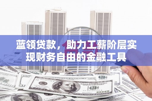 玛曲蓝领贷款，助力工薪阶层实现财务自由的金融工具