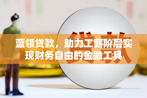 玛曲蓝领贷款，助力工薪阶层实现财务自由的金融工具
