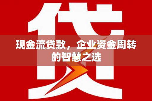 玛曲现金流贷款，企业资金周转的智慧之选