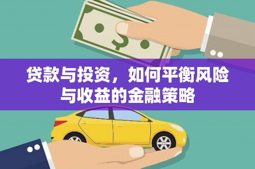 玛曲贷款与投资，如何平衡风险与收益的金融策略