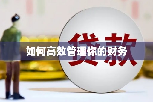 玛曲如何高效管理你的财务