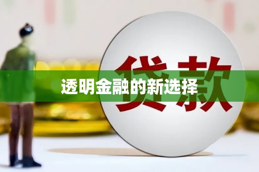 玛曲透明金融的新选择