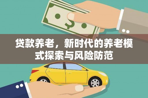 玛曲贷款养老，新时代的养老模式探索与风险防范