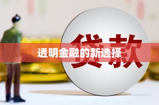 玛曲透明金融的新选择