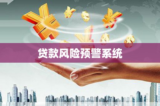 玛曲贷款风险预警系统